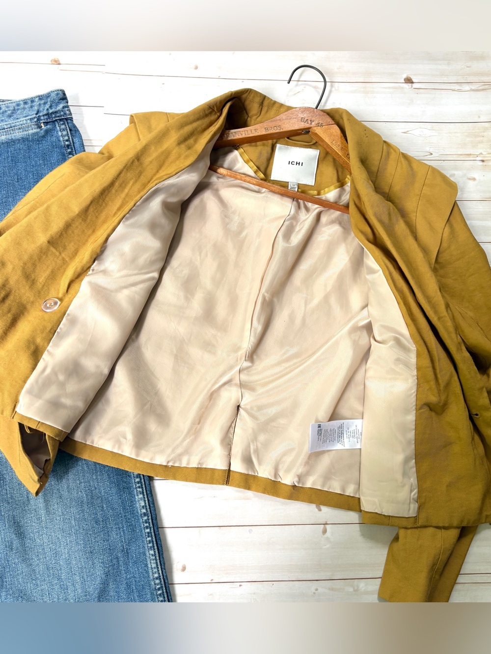 ICHI crop button blazer - Picture 5 of 7